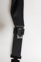 Schwarzer Herren Kummerbund aus 100 % Seide, breite Taille