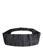 Dark Blue 100% Silk Belt Waist Cummerbund