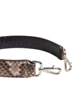 Brauner exotischer Lederhandtaschen-Zubehör-Schultergurt