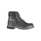 Schwarze Polyurethan Damen Stiefelette