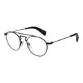 Brille aus schwarzem Metall (Gestell)