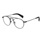 Brille aus schwarzem Metall (Gestell)