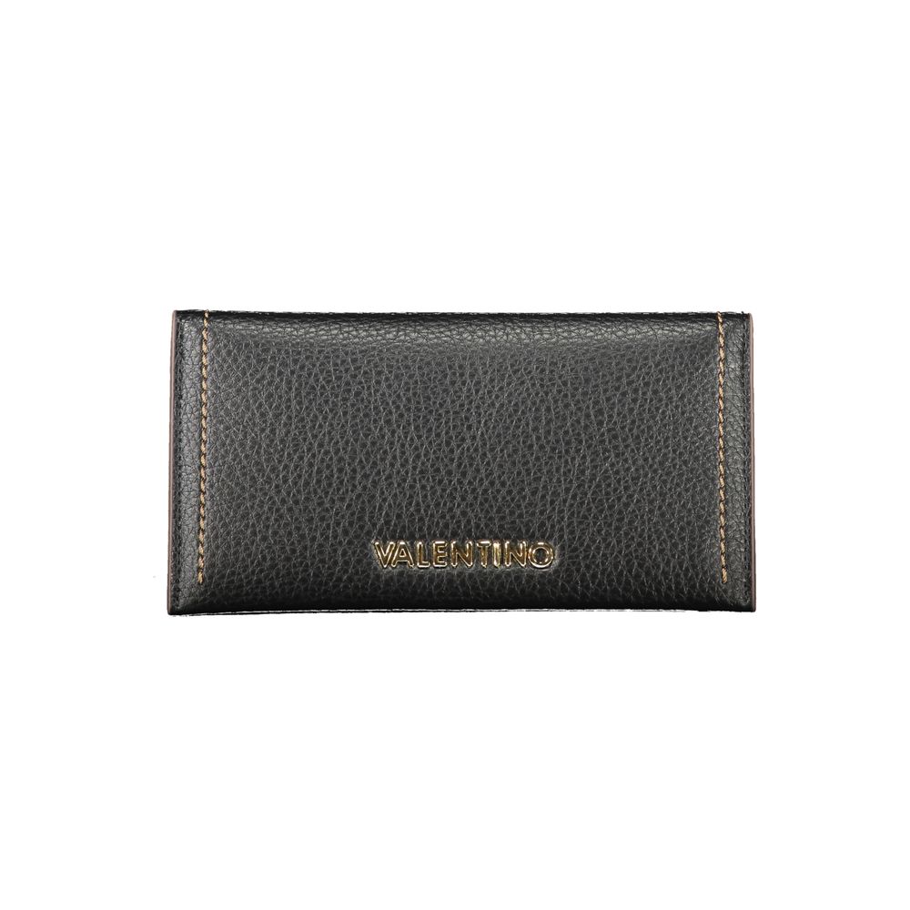 Black Polyurethane Women's Wallet