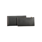 Black Polyurethane Women's Wallet
