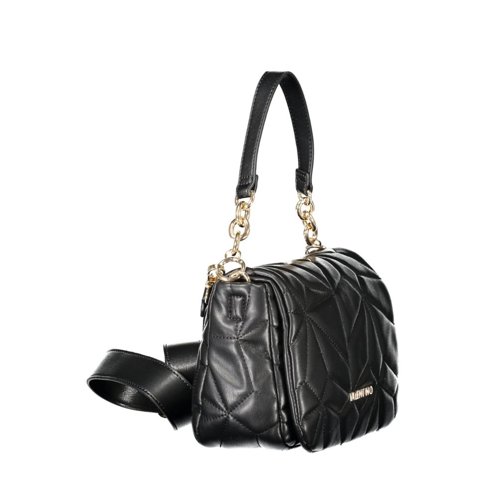 Black Polyurethane Women's Bag