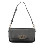 Black Polyurethane Women's Handbag