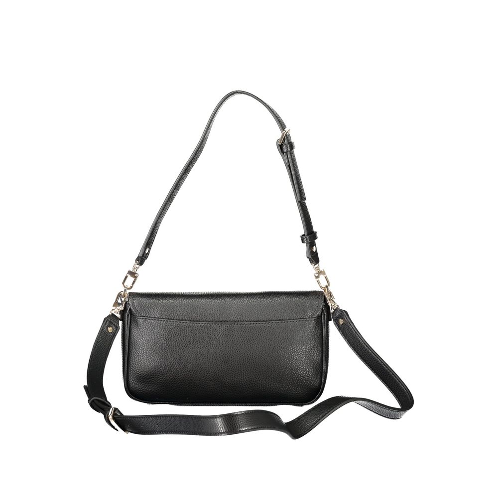 Black Polyurethane Women's Handbag