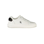 Weißer Polyurethan-Sneaker für Damen
