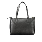 Black Polyurethane Women's Bag