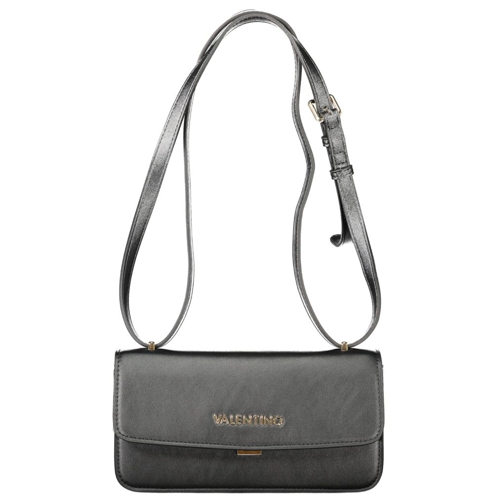 Black Polyurethane Women's Bag