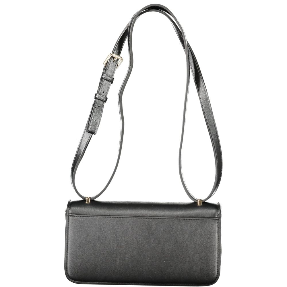 Black Polyurethane Women's Bag