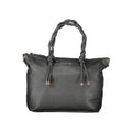 "Black Polyurethane Women's Bag"