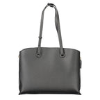 Black Polyurethane Women's Bag
