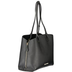 Black Polyurethane Women's Bag