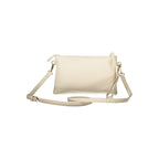 Beige Polyurethane Women's Bag