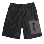 Badeshorts für Herren mit schwarzem Logo-Print