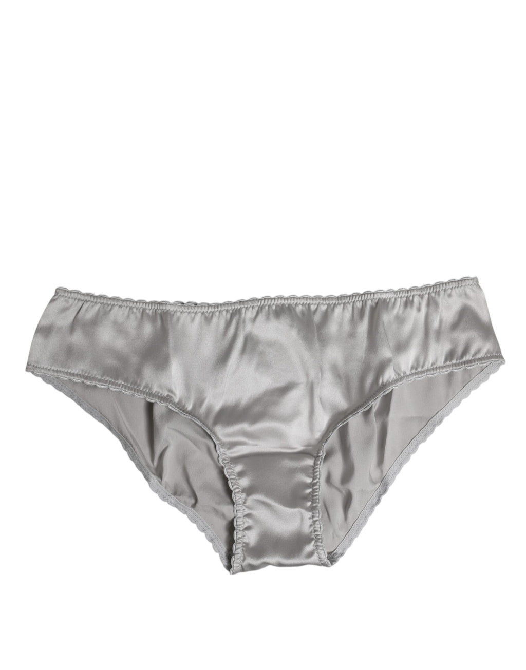 Gray Silk Stretch Low-Rise Briefs