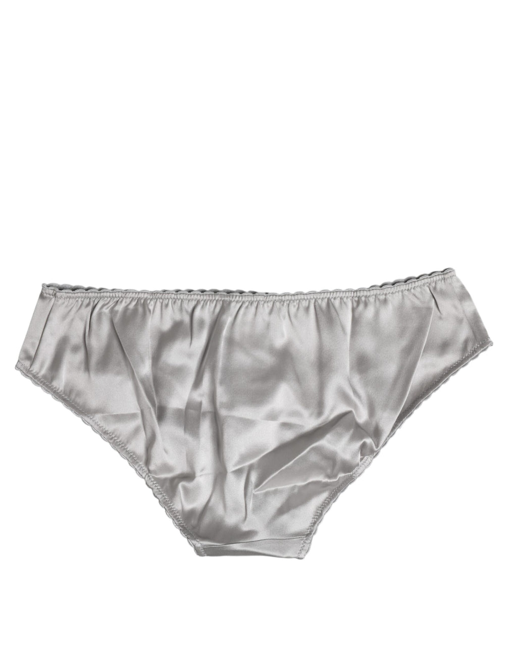 Gray Silk Stretch Low-Rise Briefs