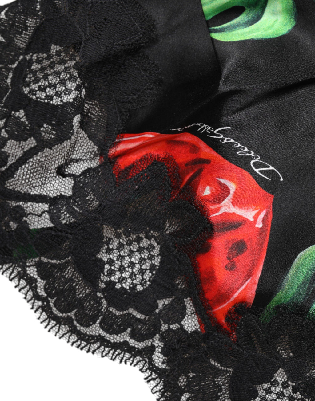 Mehrfarbige Blumen Seide Tank Top Dessous Unterwäsche
