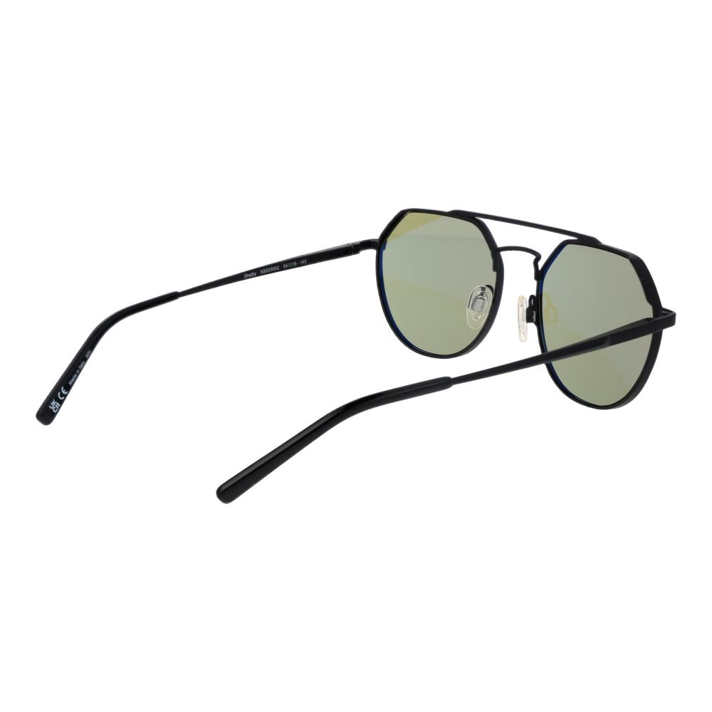 Sonnenbrille aus schwarzem Kunststoff