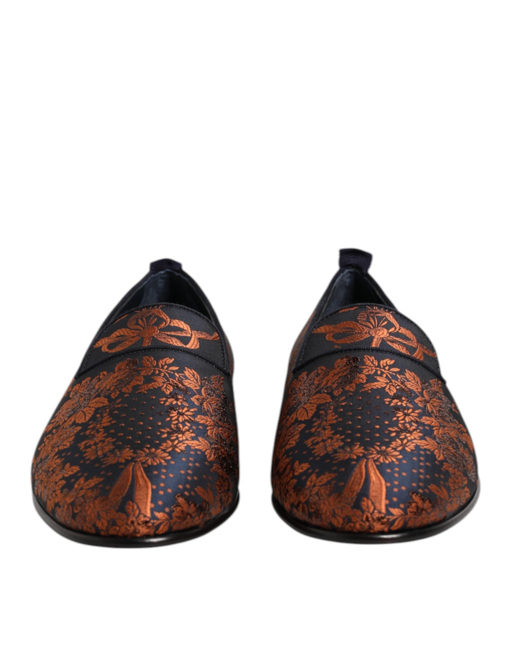 Scarpe da uomo nere in poliestere jacquard modello mocassino slip-on