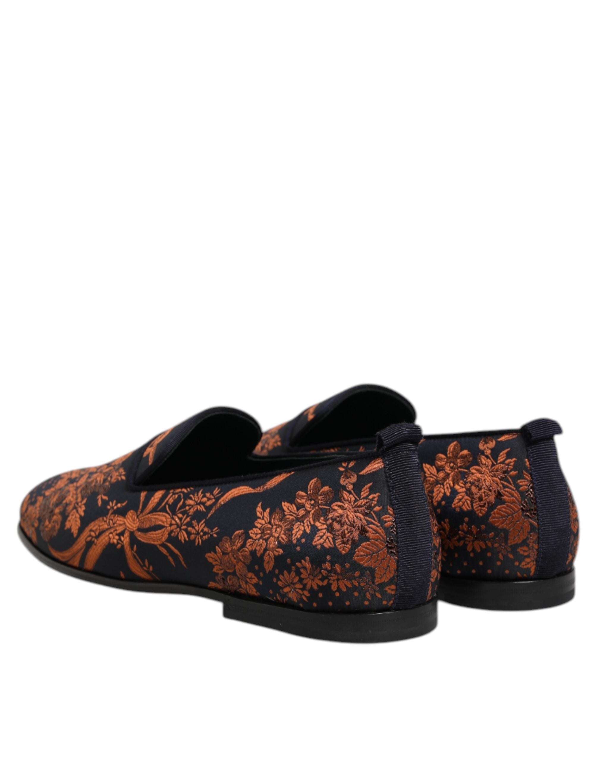 Scarpe da uomo nere in poliestere jacquard modello mocassino slip-on