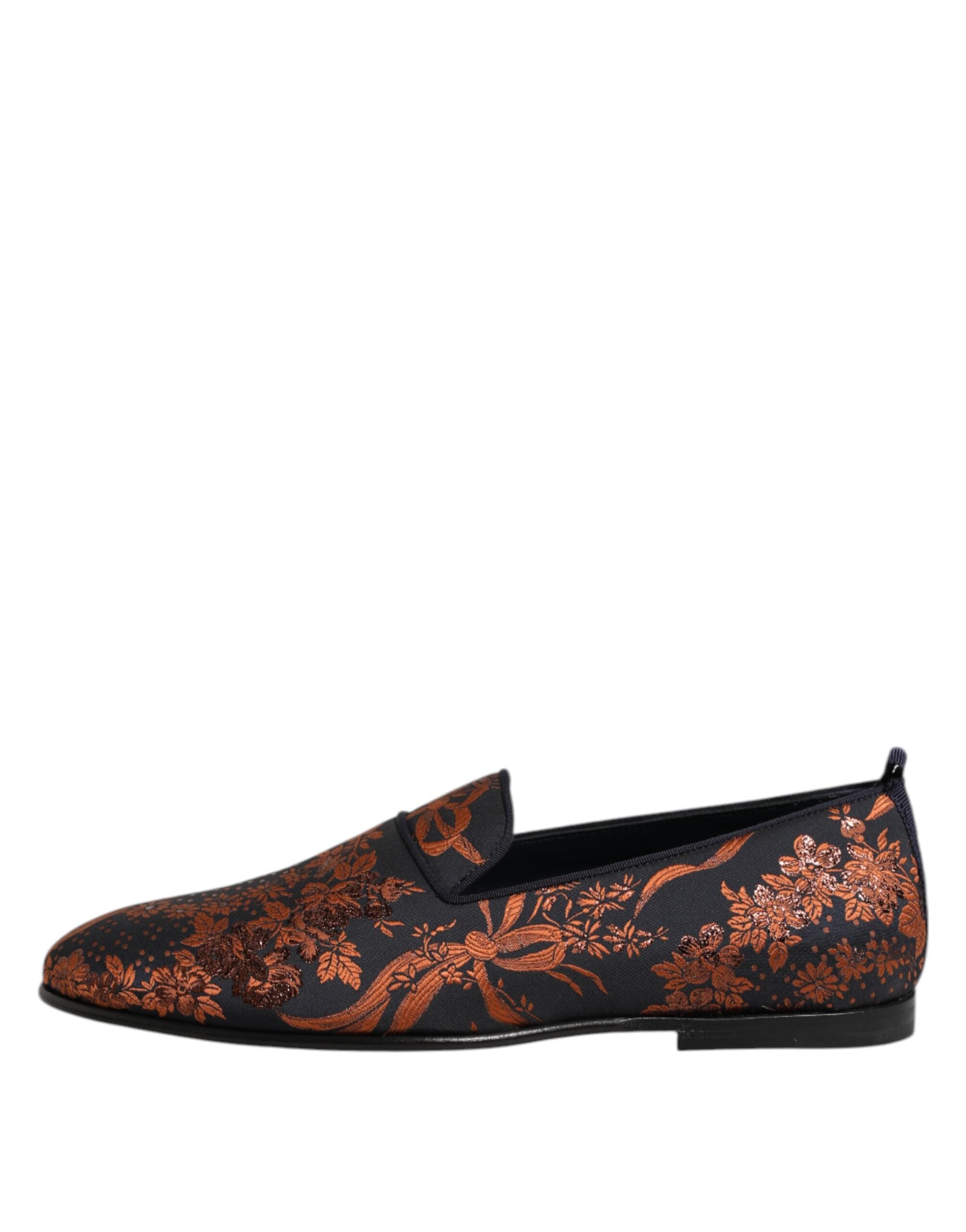 Scarpe da uomo nere in poliestere jacquard modello mocassino slip-on
