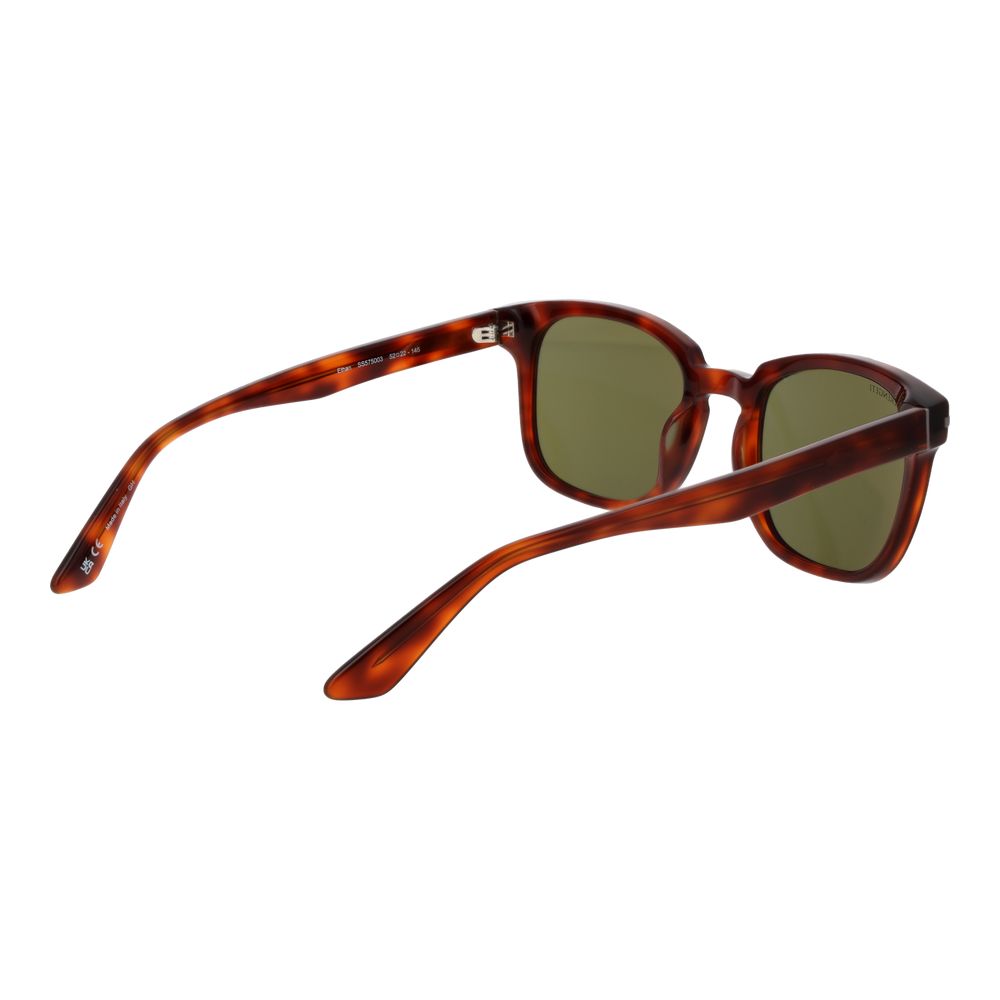 Occhiali da sole in acetato marrone