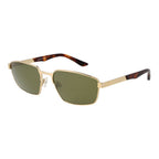 Goldfarbene Metallsonnenbrille