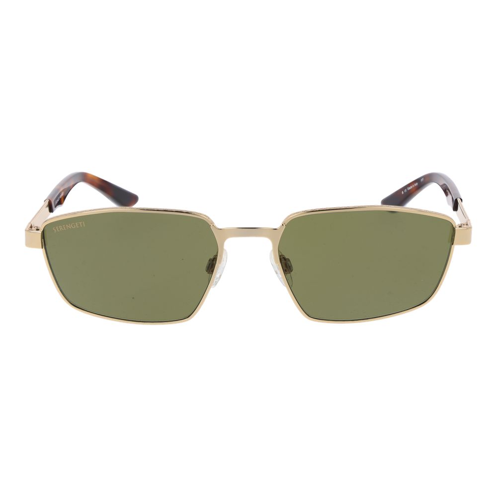 Goldfarbene Metallsonnenbrille