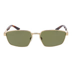 Goldfarbene Metallsonnenbrille