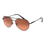 Schwarze Metallsonnenbrille