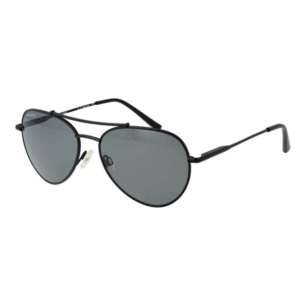 Schwarze Sonnenbrille aus Metall