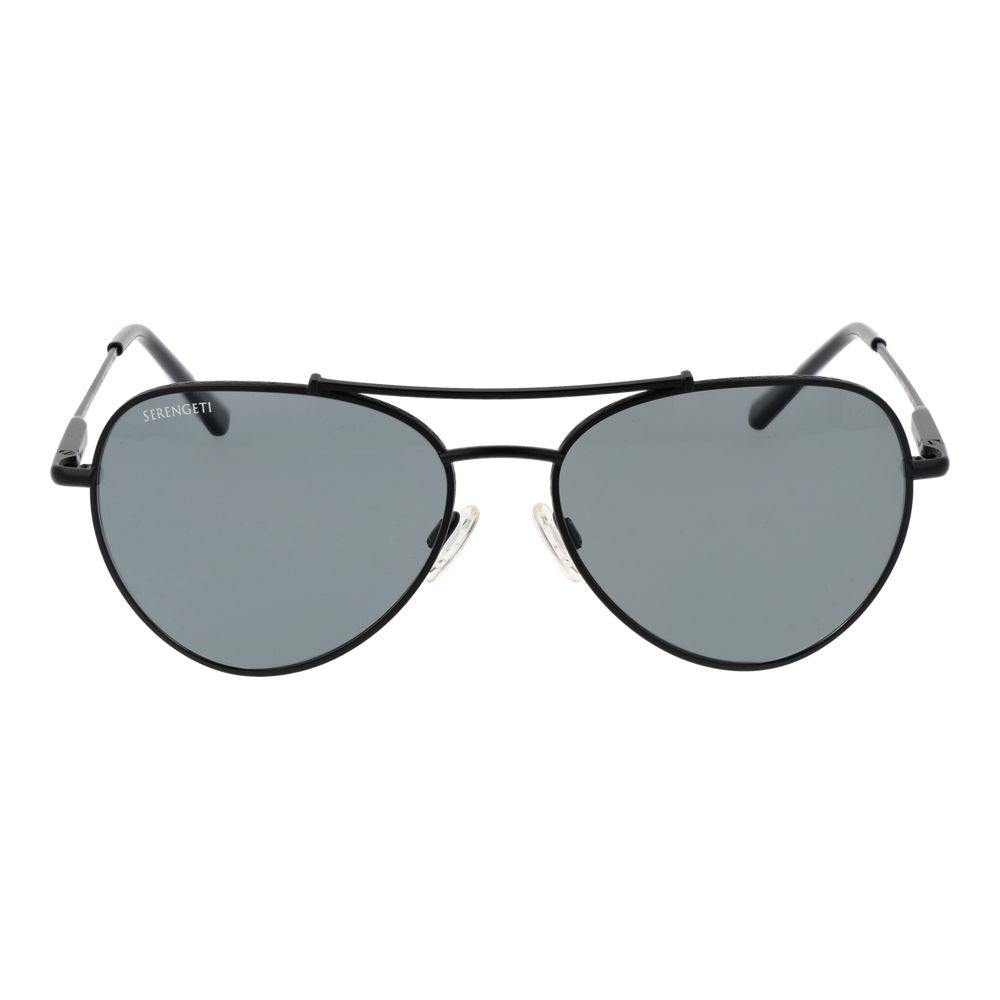 Schwarze Sonnenbrille aus Metall