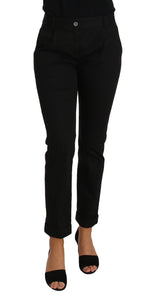 Schwarzes Kleid Kurze Gerader Schnitt Gerader Hosen