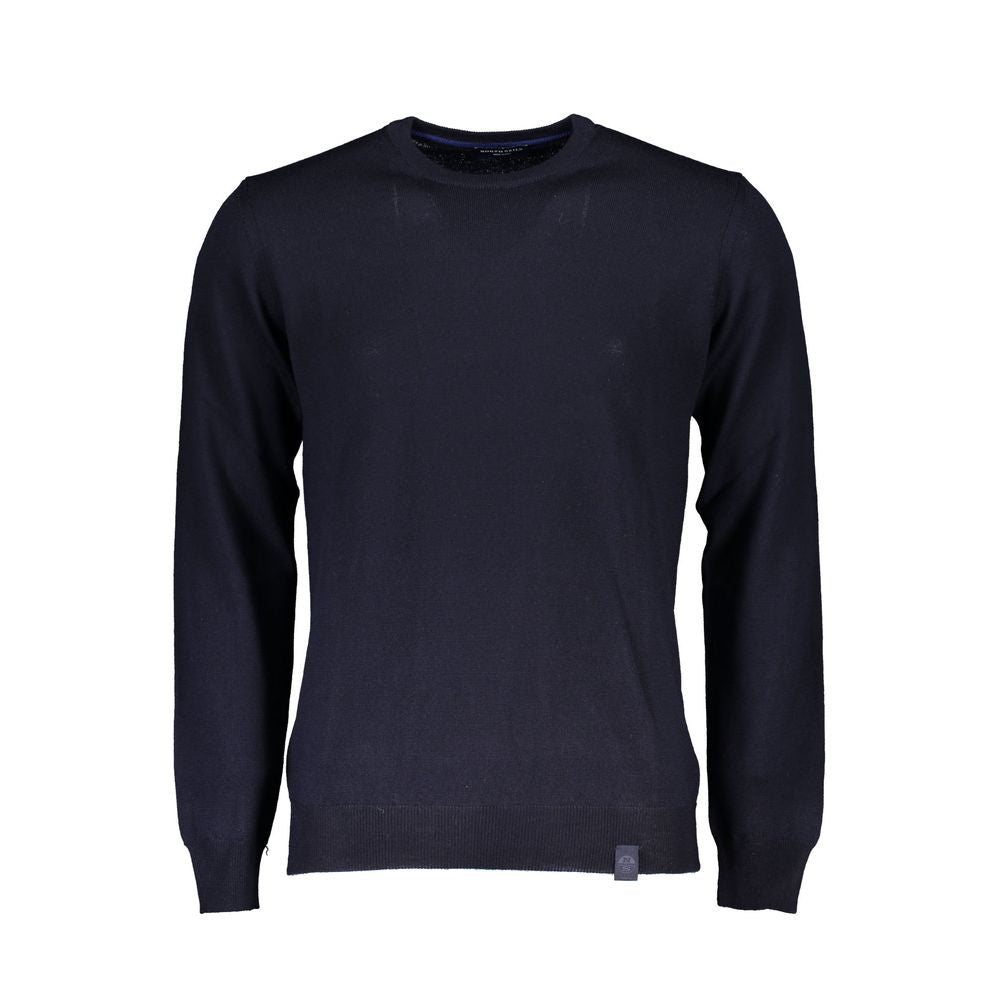 Blauer Herrenpullover aus Stoff
