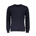 Blauer Herrenpullover aus Stoff