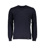 Blauer Herrenpullover aus Stoff