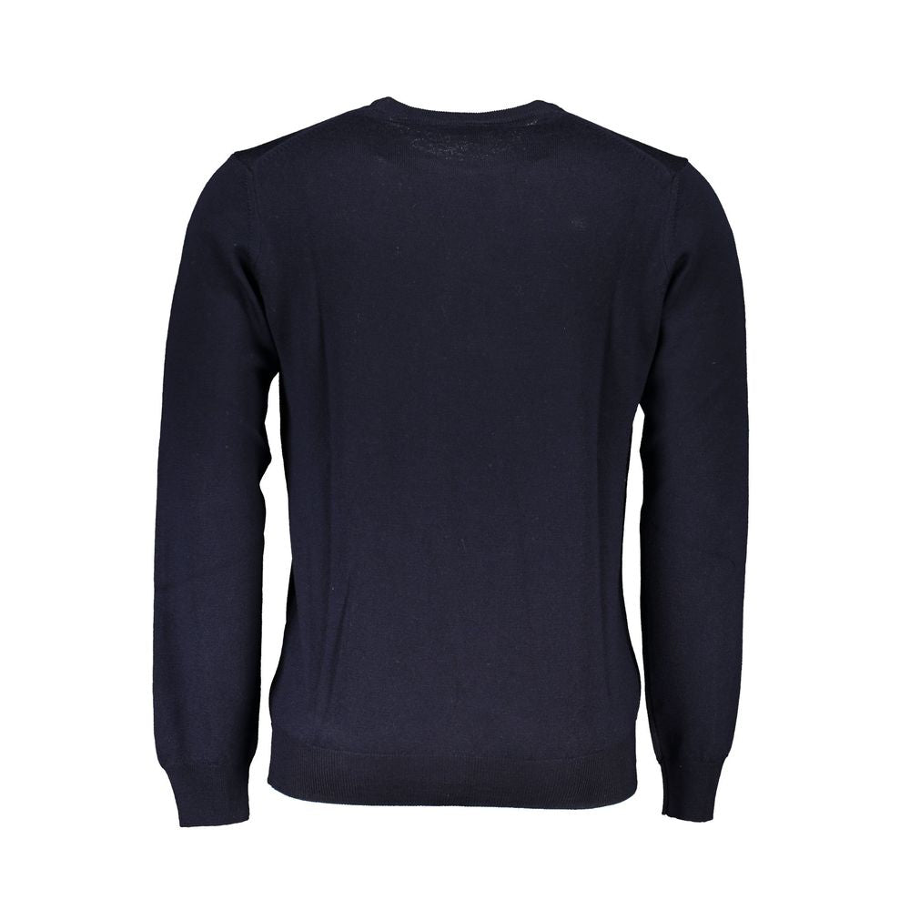 Blauer Herrenpullover aus Stoff