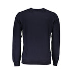Blauer Herrenpullover aus Stoff