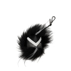 Black Leather Keychain