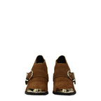 Braune Leder-Stiefeletten