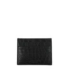 Black Crocodile Cardholder