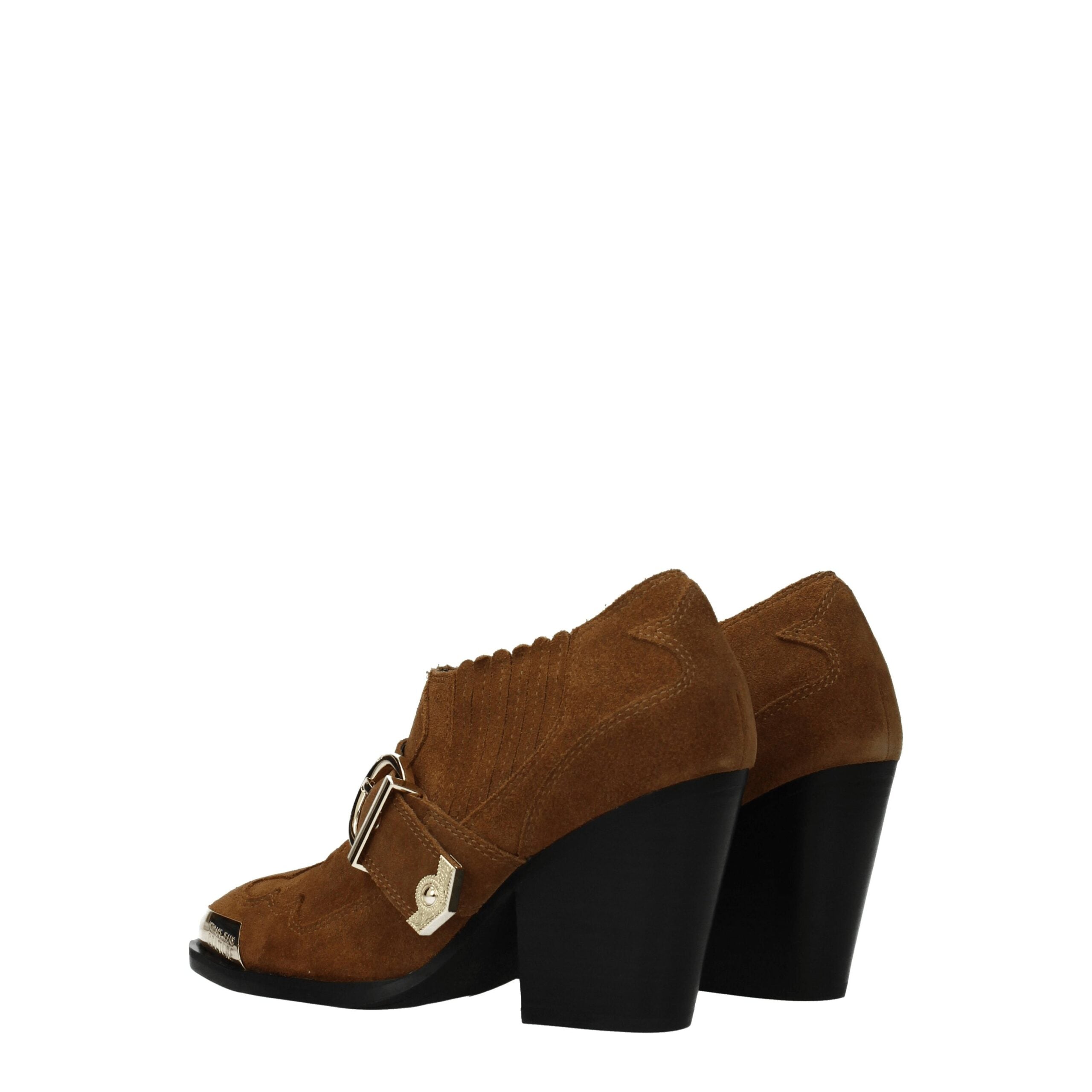 Braune Leder-Stiefeletten