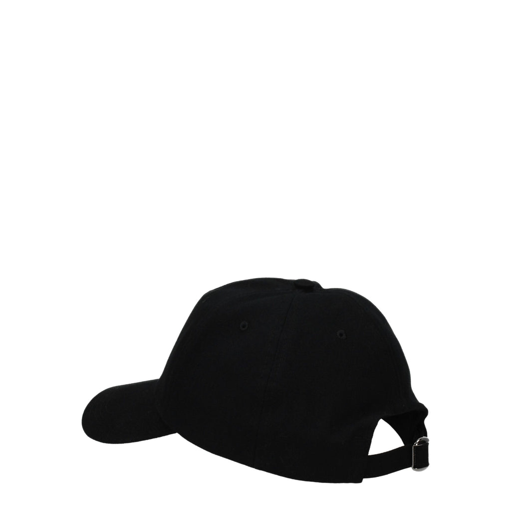 Schwarze Baumwollkappe (Baseballmütze)