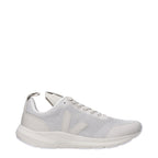 Graue Stoff-Sportschuhe