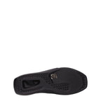 Black Leather Slippers