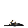 Mules in pelle nera