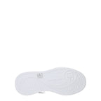 White Leather Low Top Sneakers
