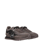 Gray Fur Chunky Sneakers